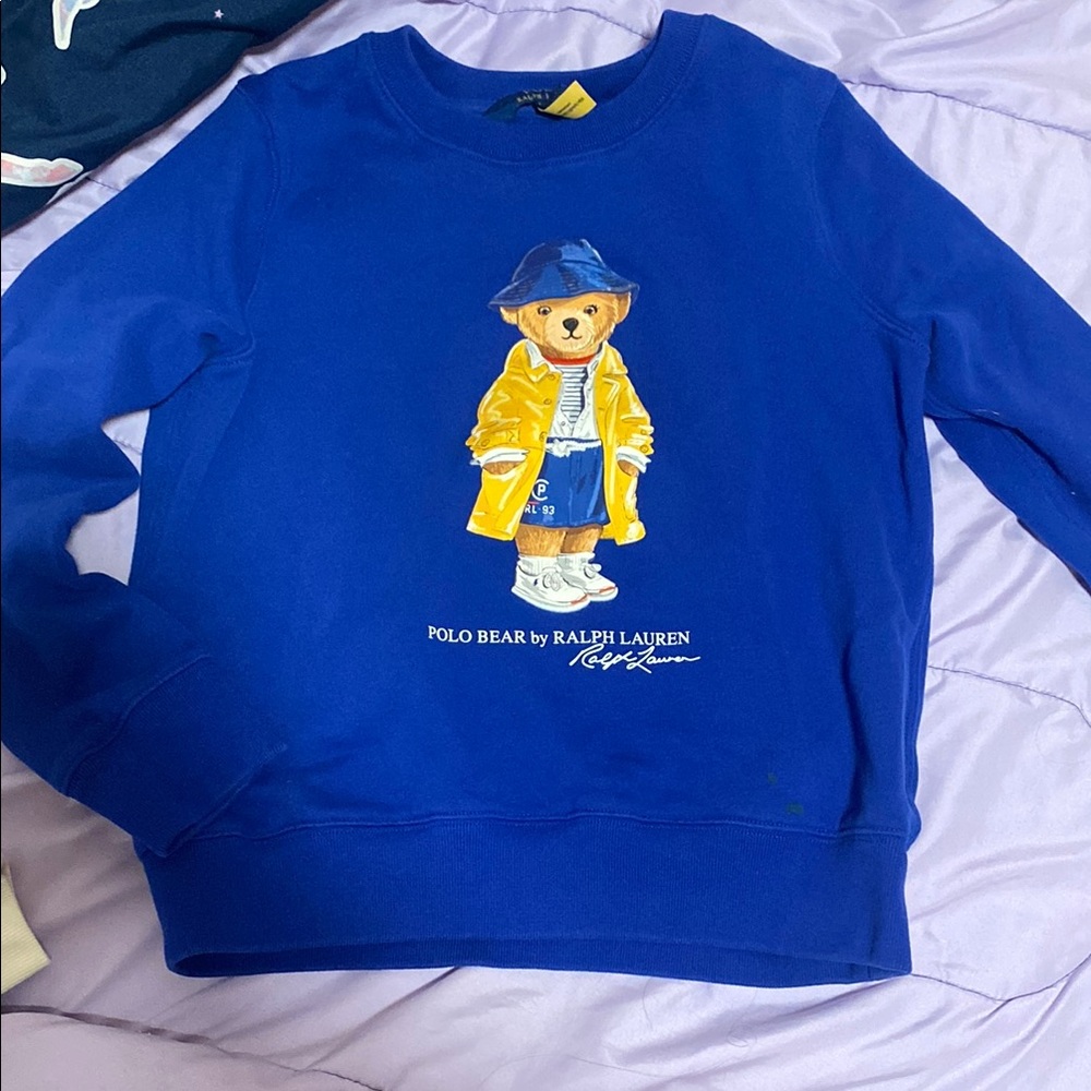 Ralph Lauren Blue Cartoon Character Sweatshirt